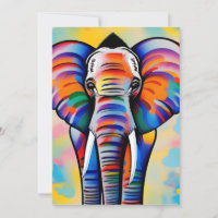 Colourful African Safari Elephant