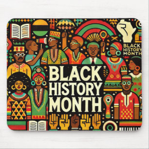 Colourful Afro Culture Graphics Mouse Pad