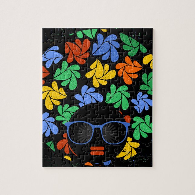 Colourful Afro Love Jigsaw Puzzle (Vertical)