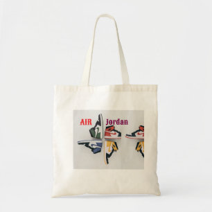 colourful Air Jordan 1, Sneaker Collection, Tote Bag