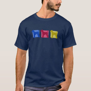 Colourful Airedale Terrier Silhouettes T-Shirt