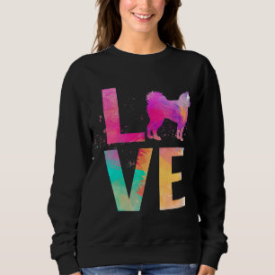 Colourful Alaskan Malamute Dog Mum Gifts Alaskan M Sweatshirt