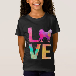 Colourful Alaskan Malamute Dog Mum Gifts Alaskan M T-Shirt