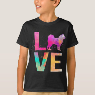Colourful Alaskan Malamute Dog Mum Gifts Alaskan M T-Shirt