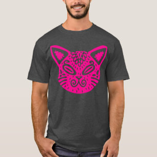 Colourful Alebrije Cat Head T-Shirt