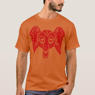 Colourful Alebrije Elephant Head T-Shirt