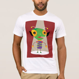 Colourful Alien Ant in Spotlight Quirky Sci-Fi T-Shirt