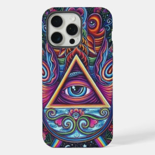 Colourful All-Seeing Eye Symbol iPhone 15 Pro Max Case