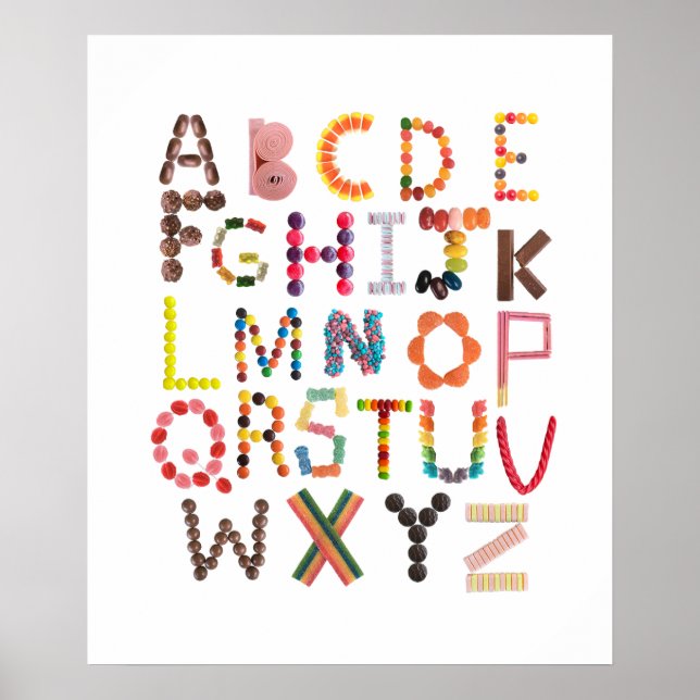 Colourful alphabet - Candy Decor  (Front)