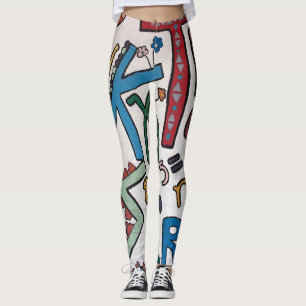 Colourful Alphabet Leggings