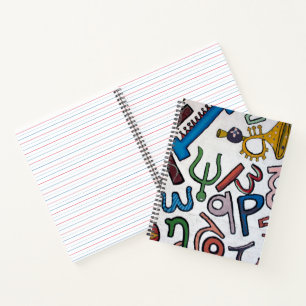 Colourful Alphabet Notebook