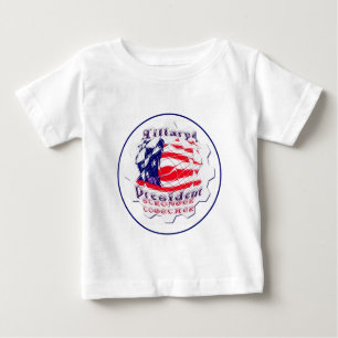 Colourful American Flag Colours Hillary for USA Pr Baby T-Shirt