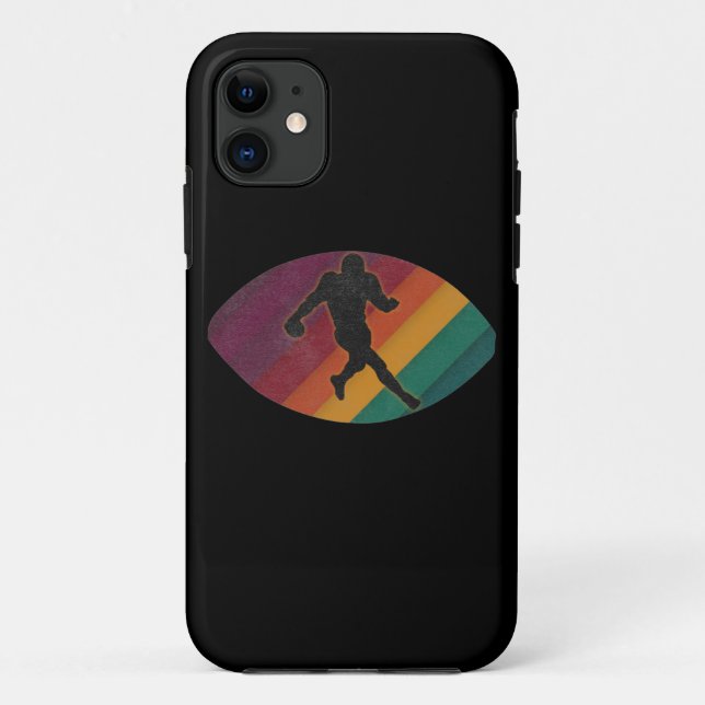 Colourful American football Artwork Case-Mate iPhone Case (Back)