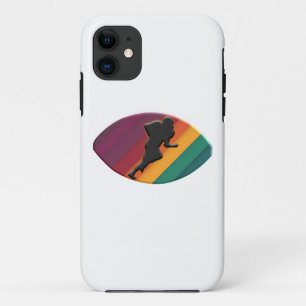 Colourful American football design Case-Mate iPhone Case
