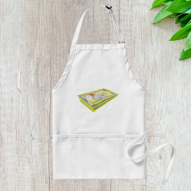 Colourful American Money Cash and Coins  Standard Apron (Creator Uploaded)