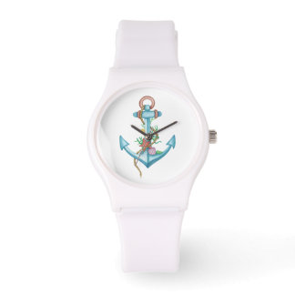 Colourful Anchor Nautical Watch