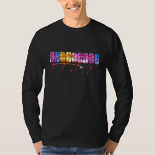 Colourful Anchorage Lettering  Watercolor Anchorag T-Shirt