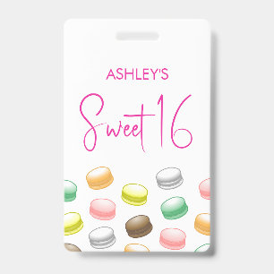 Colourful and Beautiful Macarons ID Badge