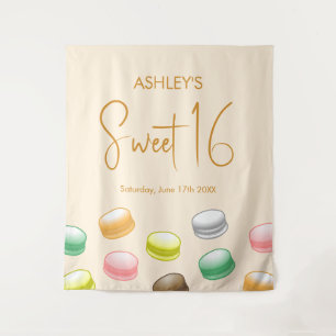 Colourful and Beautiful Macarons Tapestry