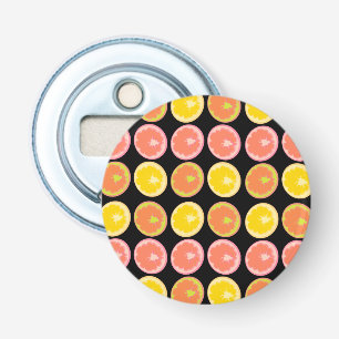 Colourful and Bright GrapeFruit Slices Bottle Opener