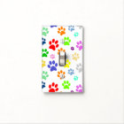 Colourful and Cute Pet Paws Pattern