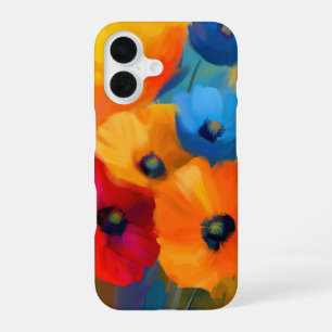 Colourful and Dramatic Flower Blossoms iPhone 16 Case