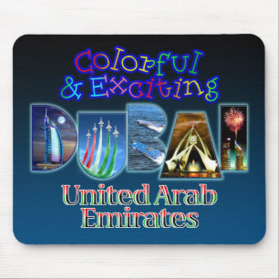 Colourful and Exciting Dubai Mouse Pad
