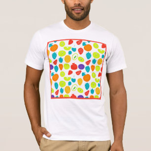 Colourful and Juicy Tropical Pattern T-Shirt