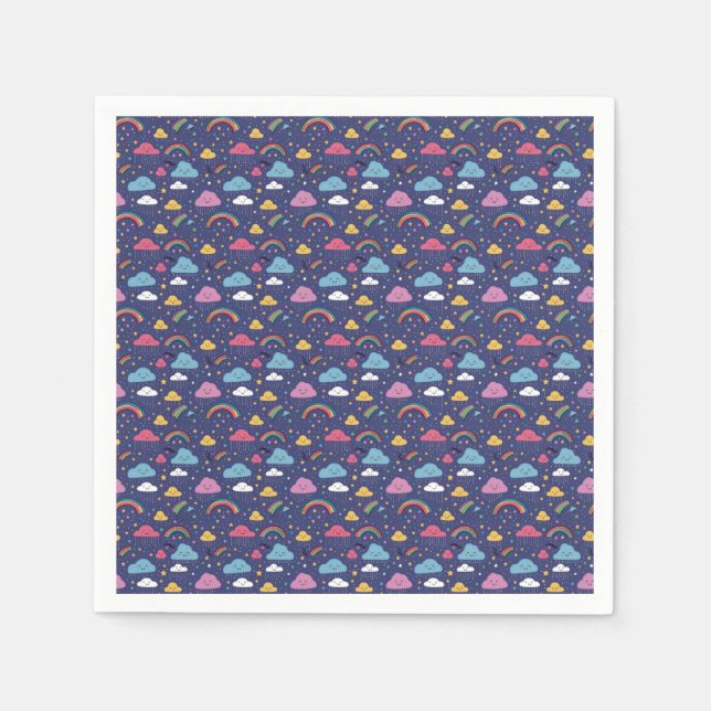 Colourful And Playful Seamless Napkin (Front)