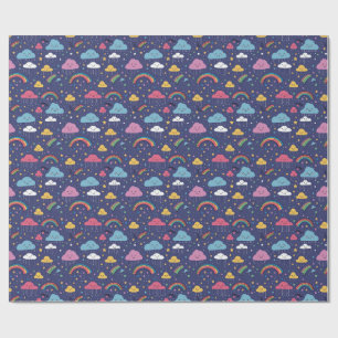 Colourful And Playful Seamless Wrapping Paper