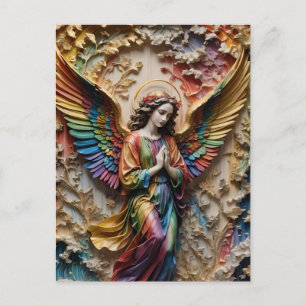 Colourful Angel Postcard