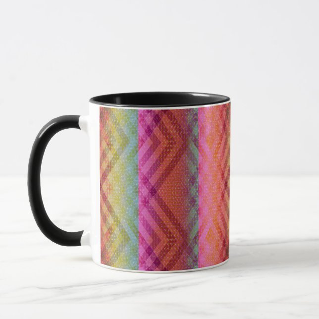 Colourful Angles Mug (Left)