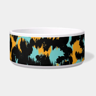 Colourful Animal Pattern Black Name