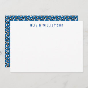 Colourful animal print card