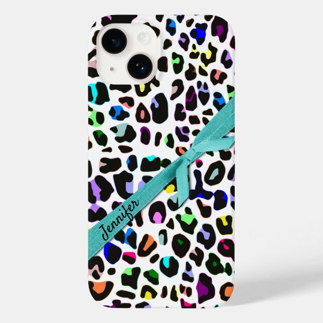 Colourful Animal Print Custom  Case-Mate iPhone Case (Back)