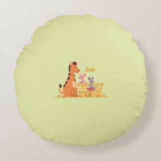 Colourful Animal Print Throw Pillow