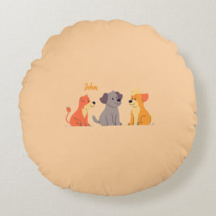 Colourful Animal Print Throw Pillow