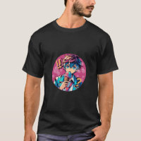 Colourful Anime Boy Eating Ice Cream – Cute Pop Ar