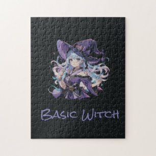 Colourful/Anime/witch/Halloween Jigsaw Puzzle