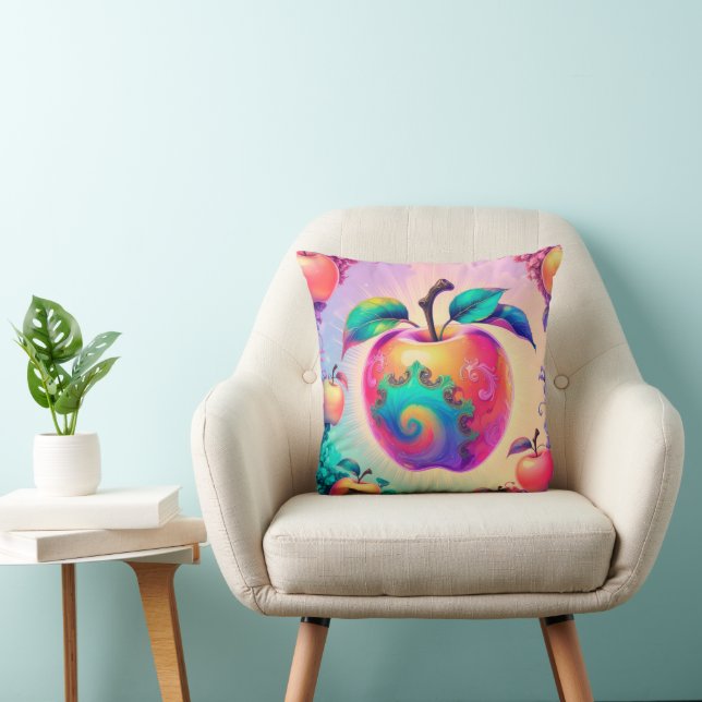 Colourful apple cushion (Chair)