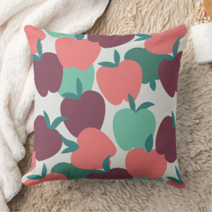 Colourful Apple Fruit Pattern Cushion