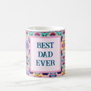 Colourful apple with Best Dad Ever Coffee Mug