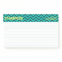 Colourful Aqua Green Yellow Chevron Pattern