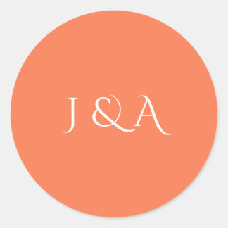 Colourful Aquarium Classic Round Sticker