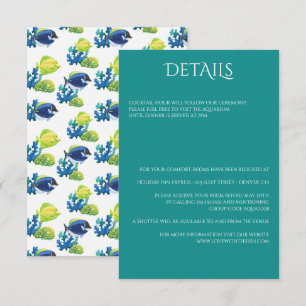 Colourful Aquarium Enclosure Card