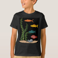 Colourful Aquarium Fish Animal Motifs