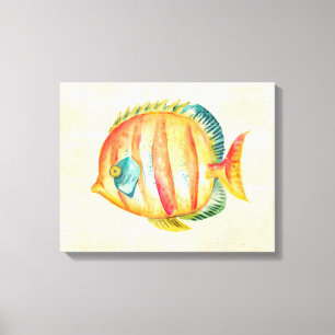 Colourful Aquarium Fish Canvas Print