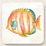 Colourful Aquarium Fish Coaster<br><div class="desc">Colourful Aquarium Fish  Artist: Chariklia Zarris</div>