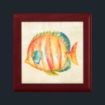 Colourful Aquarium Fish Gift Box<br><div class="desc">Colourful Aquarium Fish  Artist: Chariklia Zarris</div>