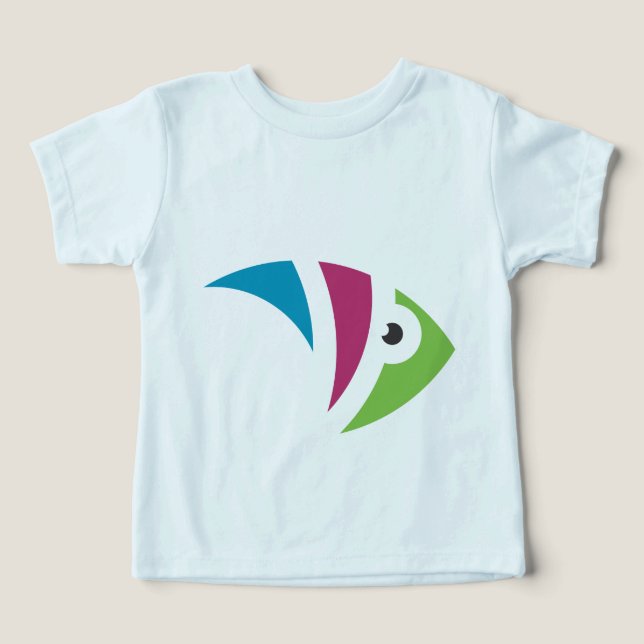 colourful aquarium fish illustration design (Design Front)